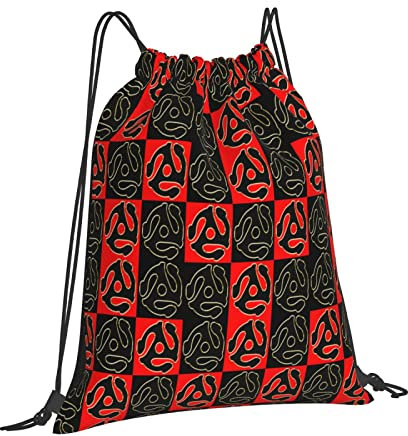 501 Herren Damen Tunnelzug Gymsack 45 U/Min Adapter Hipster Sportsack Verstellbarem Kordelzugbeutel Rucksack Hipster Kordelzug Rucksack Für Schwimmen Turnhalle Strand