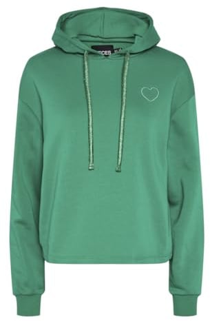 Pieces Damen Pcchilli Ls Heart Hoodie Noos Bc Sweatshirt