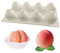 duoyif Moule En Silicone Mousse à Fruits, Moule à Gâteau En Silicone 3D Pêche, Moule à Dessert Pêche, Moule Fruits Silicone Pour Dessert Gâteau Décor Mousse Pudding Mousse Dôme (Pêche)