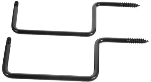 GAROZATION 2pièces Crochets Fer Pour Extérieur Support De Suspension Pour Jardinière Et Plantes Suspendues Crochets Extérieur Pour Luminaires Et Objets De Décoration