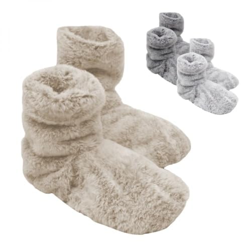 Vivezen - Botas y zapatillas calentadas por microondas con fundas extraíbles - Tallas 36 a 43 - Varios colores