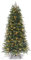 Best Artificial 8ft / 240cm Balsam Fir Pre Lit Christmas Tree With Real Feel PE Tips, Hinged With LED Lights