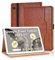 Vkooer Case for Google Pixel Tablet 11 Inch 2023 PU Leather Folio Flip Cover Multi-Angle Viewing Stand Protective Cover with Pocket & Pencil Holder - Brown