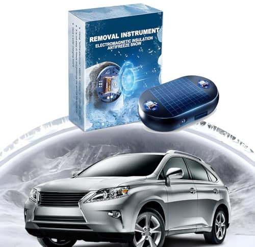 Auto-Interferenz-Anti-Frost-Gerät, Elektromagnetisches Frostschutzmittel zur Schneeräumung, Kinetische Molekularheizung, Elektromagnetisches Auto Schneeräumgerät für EIS, Schnee, Frost (1*Stück)