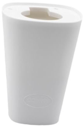 perfk Hanging Flower Pot Upside Down Plant Organizer Outdoor Sky Planter Hanging Planter Basket for Garden Desktop Kitchen, White