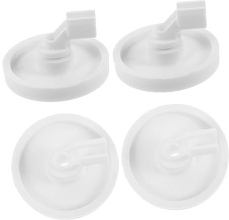 Ipetboom 4pièces Roues De Support Inférieur Universelles Pour Lave-vaisselle Accessoires De Rangement Et Poulie Facile à Installer