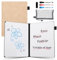AGM Mini tableau blanc A5 portable avec 3 stylos de couleur et gomme, pour bureau, étude, salle de classe et usage domestique - Rose