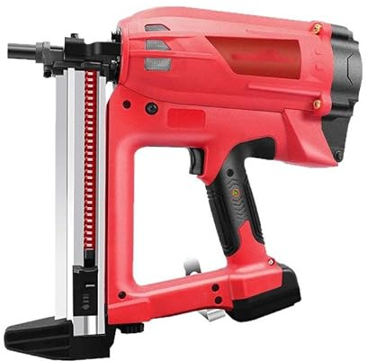 TYQMYSM - Chiodatrice per intelaiature senza fili, con 2 batterie e 1000 chiodi, strumento di fissaggio a potenza regolabile 4000mAh per legno, acciaio, calcestruzzo - Kit da 6 ugelli