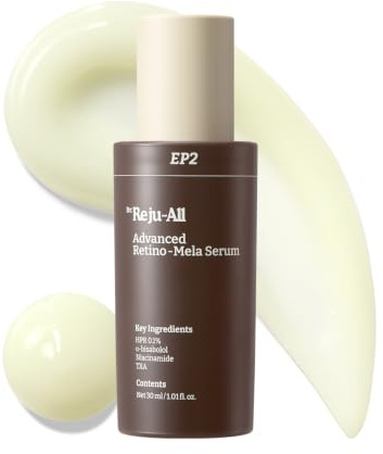 Dr.Reju-All Advanced Retino-Mela Serum 30ml | HPR Retinol Serum , Anti-Aging, Pore Minimizer, Korean Skincare, Gentle & Fragrance-Free, With Niacinamide 10% and TXA 4%