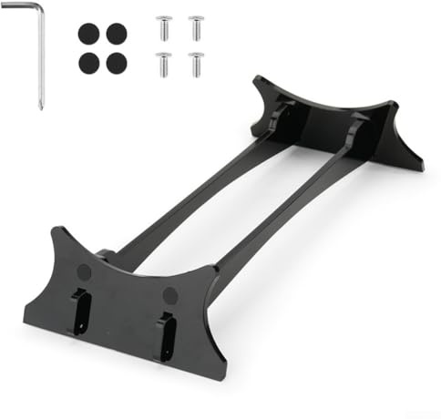 ZWEquipint Lautsprecherhalterung aus ABS Acryl für JBL für Boombox 1/2/3 mit kompakter Größe von 33 × 7,5 × 3,5 cm und schwarzem Ständer für Schreibtisch-Display