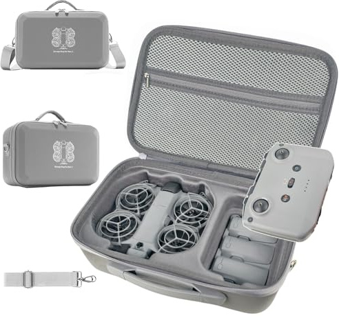 Harte Tasche für DJI Neo 2 Fly More Combo, Handtasche für Neo 2 Zubehör, Case für Neo 2 Drohne RC-N3 Controller Bag, Akku-Ladegerät-Hub