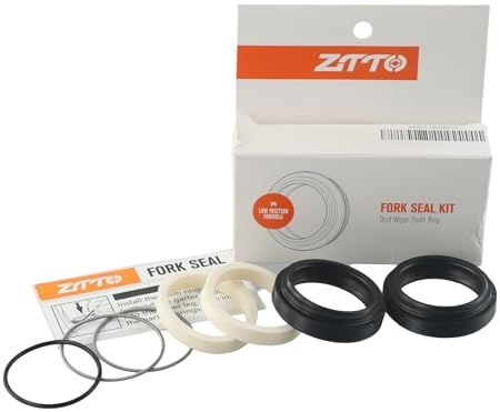 ReachMall Kit guarnizioni forcella 30 – 40 mm, compatibile con Fox RockShox Manitou Suntour, set di raschietti per la polvere