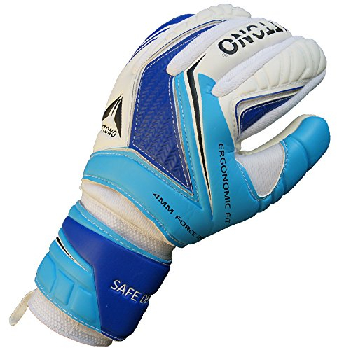 ATTONO Profi Torwarthandschuhe „Safe Defence“ Torwart Handschuhe mit Fingersave - Größe 7