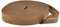 25m Baumwoll-Schrägband 14mm gefalzt, Farbwahl - Einfassband Nahtband Kantenband, Farbe:hellbraun