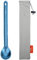 TiTo Titanium Long Handle Spork and Spoon Eco-Friendly Ultralight Portabale Flatware for Outdoor Camping Backpacking Hiking Travel Picnic Tableware with Bag(Blue Spoon)