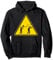 Posaune Achtung Gefahr lustiges Posaunen Geschenk Musiker Pullover Hoodie