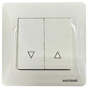 Pulsador de persiana Matismo Blanco