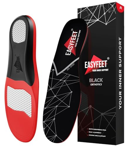 (Neu 2025) Anti-Ermüdungs-Schuheinlagen - Einlegesohlen mit hoher Fußgewölbestütze - Schuheinlagen Orthotics Männer Frauen - Linderung Plantar Fasciitis Ferse Fußgewölbe Schmerzen flache Füße
