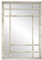 Espejo Ventana Fabricado en España – Mod-Romeo | Acabado Artesanal – Espejo de Pared Ideal para Salón, Recibidor, Vestidor, Dormitorio y Baño. (Blanco Envejecido, 70x100 cm)