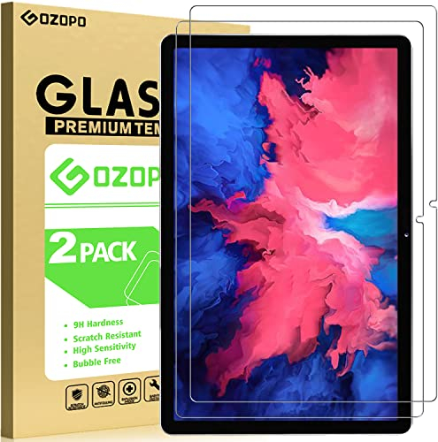 GOZOPO [2 pack Protector de Pantalla para Lenovo Tab P11 /P11 Plus 11 pulgadas, Película de Vidrio Templado [Resistente a los arañazos] [No para Lenovo Tab P11 Pro 11.5 ]