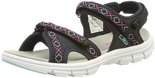 CMP Damen Almaak Hiking Sandal, Antracite-Acqua, 38