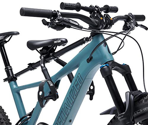 Kids Ride Shotgun – Pro – MTB-Fahrradsitz und Lenker-Kombination – Schnellspanner-Sitz ohne Rahmenkontakt. E-Bike-kompatibel. Unser am besten Verstellbarer Fahrradkindersitz für die Vorderradmontage.