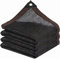 Telo ombreggiante - Rete ombreggiante da Giardino con Occhielli Copertura Parasole Esterna per pergola Piante da Patio Serra Pollaio Nero Tasso di ombreggiatura del 90%(4x5m)
