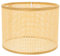 NUOBESTY Wicker Lampshade Woven Lampshade Rattan Woven Rattan Lamp Guard Cover Replacement Accessories Lamp Protective Cover Rustic Light Shade