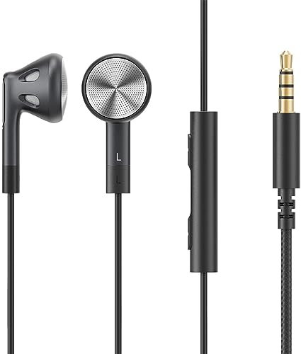 FiiO FF1 3,5 mm HiFi Music Wired Bass Earbud 14.2mm Dynamic HD Microfono Auricolare per Gaming Meeting Video (nero)
