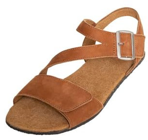 Sole Runner Damen Juliet Sandale, Cognac, 38 EU Weit