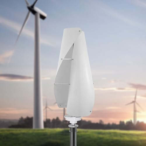 400W/24V Windkraftanlagen Ringflansch Tower-windturbinenerator Windgenerator Vertikal Wind Turbine Windrad Für Boote, Pavillons, Hütten Oder Mobile Häuser