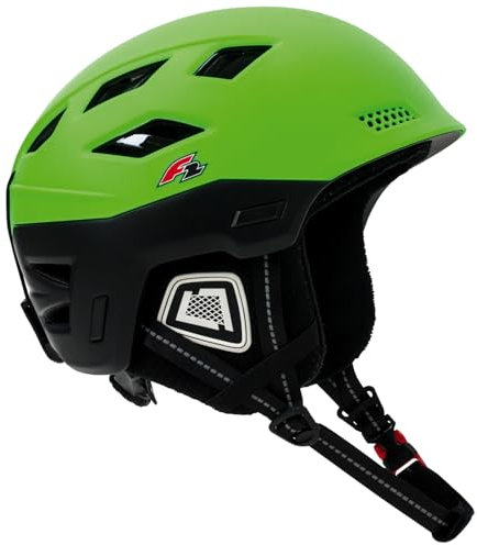 F2 Herren Snowboard Helm Helmet - Worldcup Race M Grün 2024/25