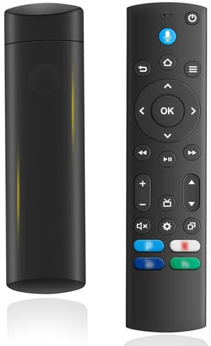 Telecomando Vocale 4 Gen, Telecomandi Sostitutivo Intelligente per AM-Z Fir-TV-Stick (2Gen, 3Gen), Smart TV Cube 2 e 3 Gen (KF019)