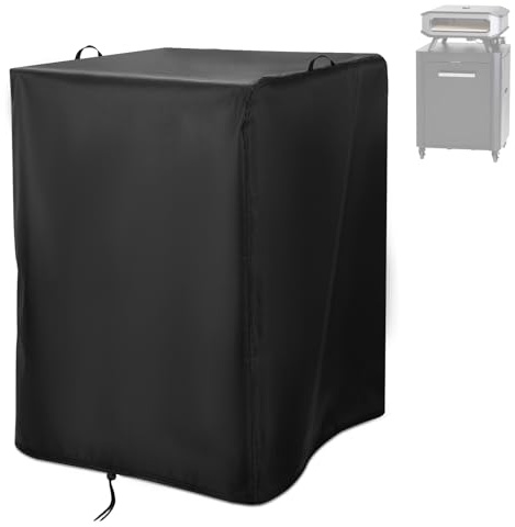 Pizzaofen Abdeckung für Cozze Gas Pizza Ofen, 500D Tragetasche 73x64x109cm | Gas-Pizzaofen,Pizza Ofen Abdeckungen, Oxford-Stoff , verstellbare Schnüre, Griff, Staubdicht, Wasserdicht,UV-Schutz,für Cozze