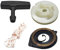 Kit de cuerda de agarre con resorte y polea de arranque de retroceso for motosierra Husqvarna 445, 450 y 460. Pieza de repuesto.