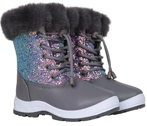 Mountain Warehouse Fizz Kids Waterproof Fur Lined Snow Boots