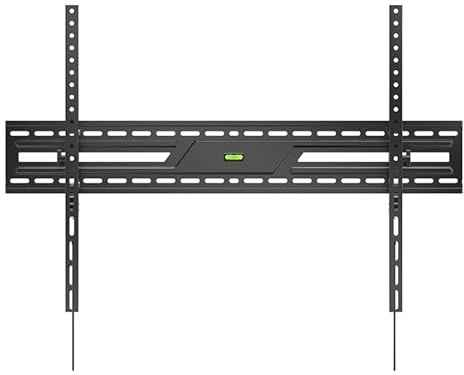 goobay TV Wandhalterung -Tilt- 43 bis 100 Zoll (109-245 cm) Wandhalterung bis 15° stufenlos neigbar, mit integrierter Wasserwaage, TV Halterung bis 75 kg, kompatibel mit Vesa 900x600 Schwarz-79760