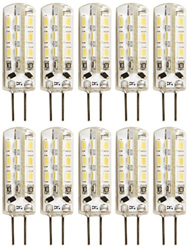 McShine - LED Stiftsockellampe | Silicia | G4, 1,5W, 120 lm, warmweiß | 10er-Sparpack
