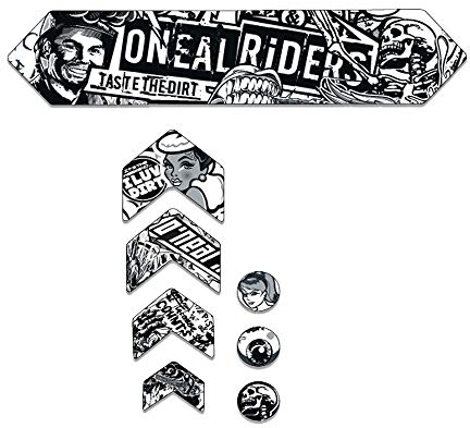 AZONIC | Fahrrad-Rahmenschutz | MTB Downhill Freeride Mountainbike BMX | Spezielles Diamantprofil und Beste Kratzfestigkeit, Einfach zu montieren, Wenig Gewicht | Frame Guards Crank | Grau | L