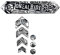 AZONIC | Fahrrad-Rahmenschutz | MTB Downhill Freeride Mountainbike BMX | Spezielles Diamantprofil und Beste Kratzfestigkeit, Einfach zu montieren, Wenig Gewicht | Frame Guards Crank | Grau | L