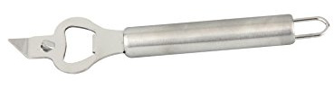 Apollo SS Bottle Opener, Stainless Steel, Silver, 7.5 x 20.5 x 20 cm