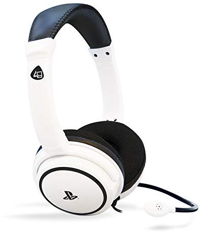 4Gamers PS4 Stereo Gaming Headset 40 - white