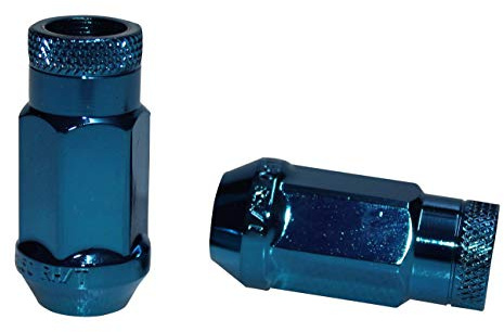 Japan Racing Lug Nuts M12x1.5 Wheel Nuts Forged Steel Blue Pack of 20 Steel