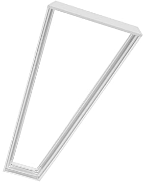 Aufbaurahmen für LED Panels 1200x300x43mm Slim weiß