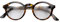 LONDON MOLE® „Graduate“-Lesebrille – coole runde Brille für Männer und Frauen, entworfen für Stil, Komfort und Haltbarkeit –glänzendes Schildpatt – Vergrößerung + 1.0