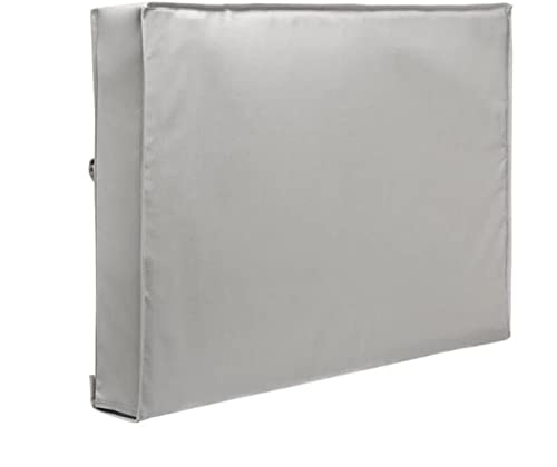 UNDGZ TV Abdeckung Outdoor, wasserdichte TV -Cover im Freien staubdes Oxford Black TV -Hülle Oxford TV 22 '' - 70 '' ' Zoll beige schwarz grau (Color : Grey, Specification : 30 inch to 32 inch)