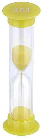 GAOHUI Sanduhr für Kinder,Sanduhren Set für Kinder,Küchen-Timer, Farbiges Sanduhr-Set,3 min
