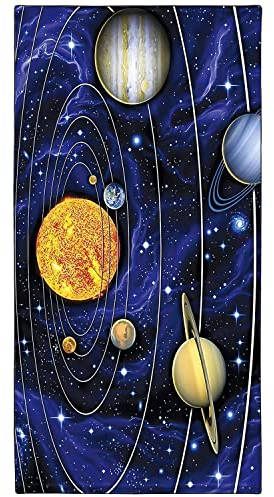 Zomer Strandtuch groß 90x180 cm Schnelltrocknendes Mikrofaser Bedrucktes mit Galaktisches Universum Motiv