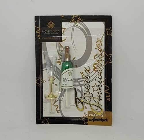 Kit décors anniversaire champagne