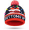 TAGVO LED Leuchten Mütze Stricken, Bunte LED Xmas Weihnachten Hut, Winter Schnee Pullover Hässliche Urlaub Beanie Cap